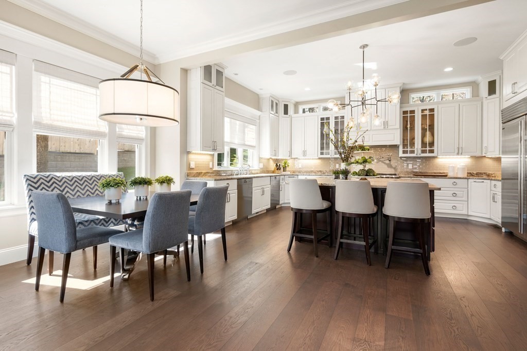 9 Nardell Road Newton, MA 02459 - Photo 5 of 32 a dining room with furniture window and wooden floor