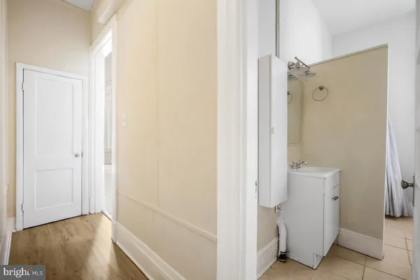 a bathroom with a sink and a vanity
