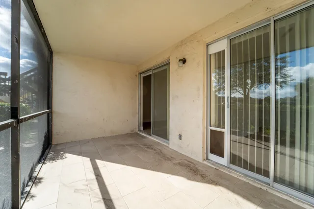 a view of balcony with mountain view