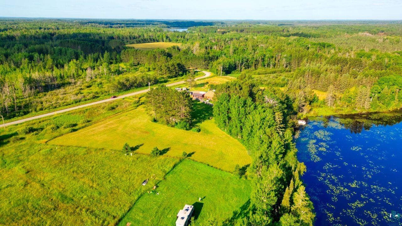 3339 Mud Hen Road Makinen, MN 55763 - Photo 2 of 22 Aerial view featuring a water view