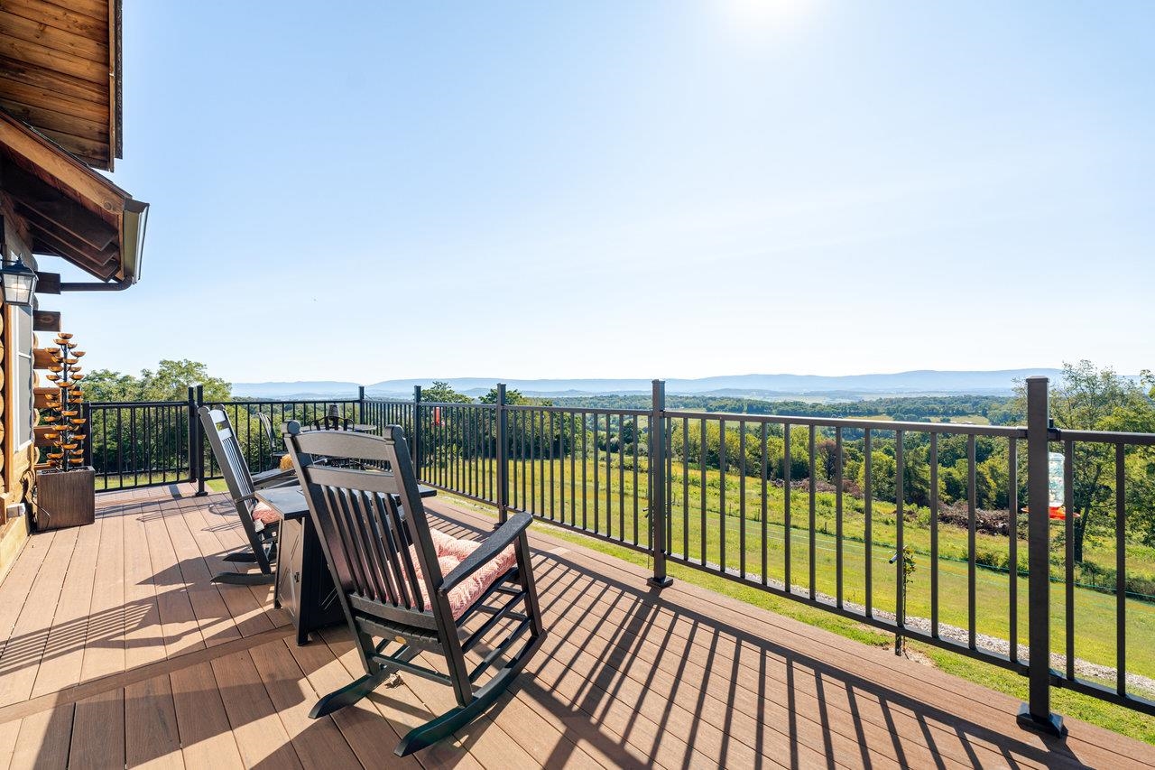 12012 Hollar School Road Linville, VA 22834 - Photo 4 of 75 a view of a city from a balcony with outdoor seating