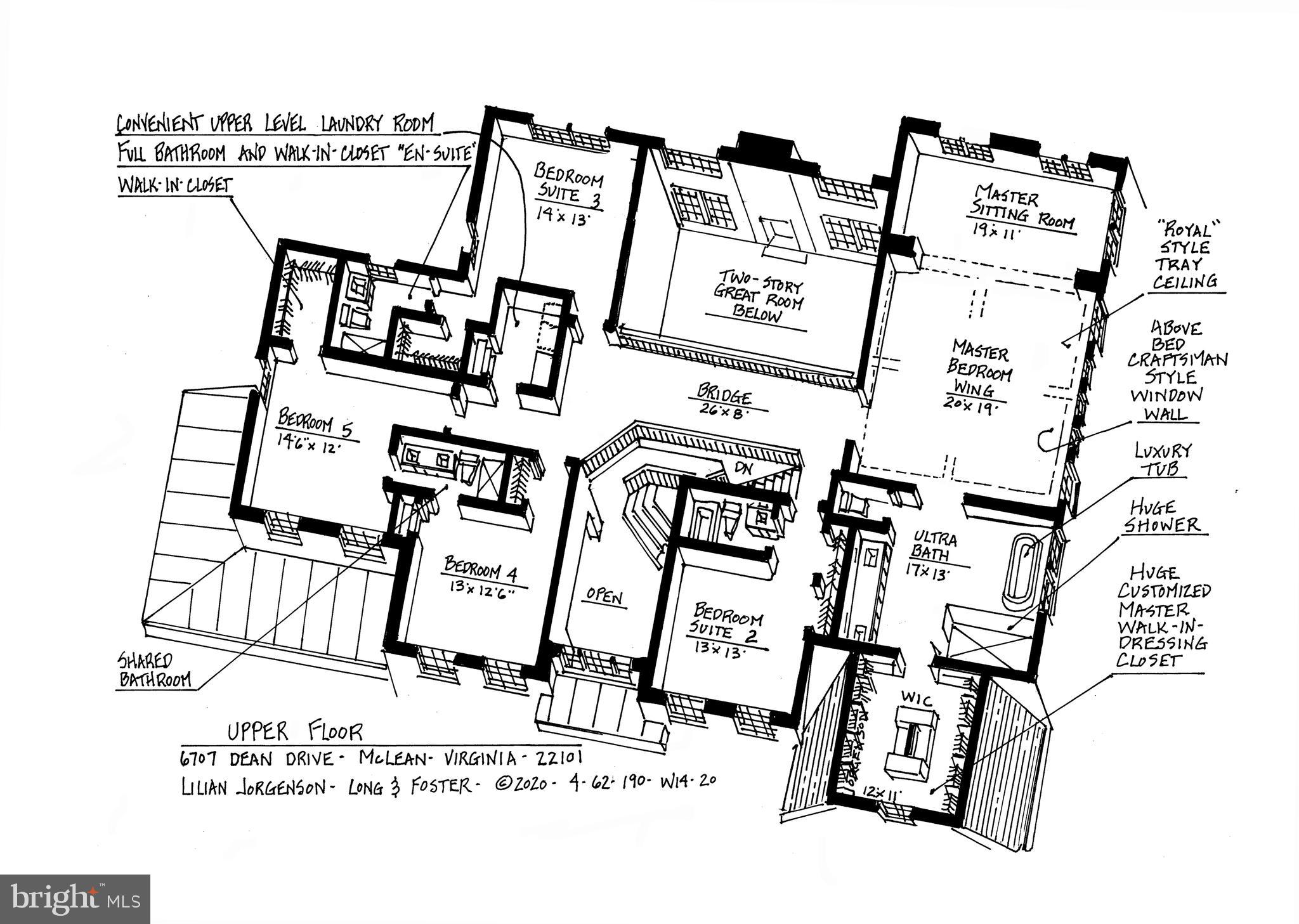 6707 Dean Drive McLean, VA 22101 - Photo 3 of 4 Upper Level