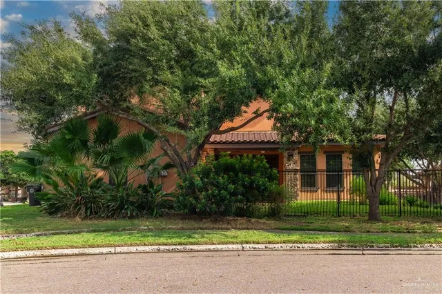 front view of house with a yard