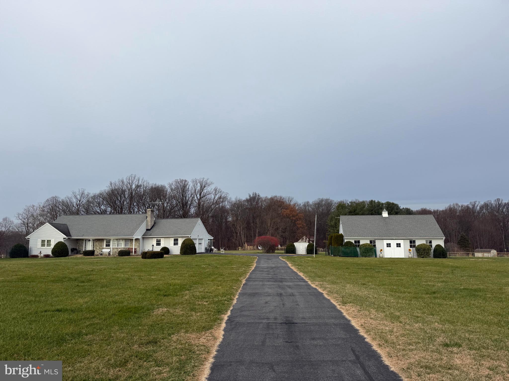 front view of house with a yard