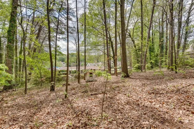 a view of outdoor space with deck