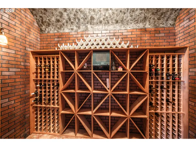 a view of a swimming pool with a yard