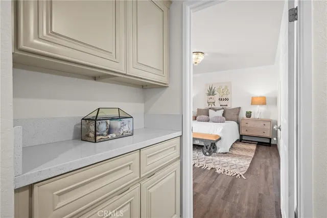 a bed room with a bed and a window