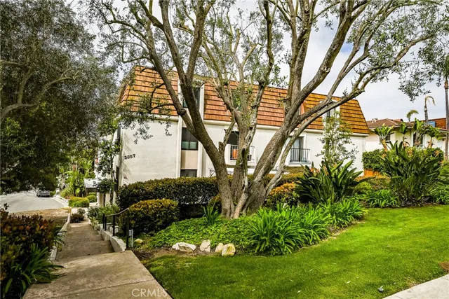 a view of a city with tall buildings