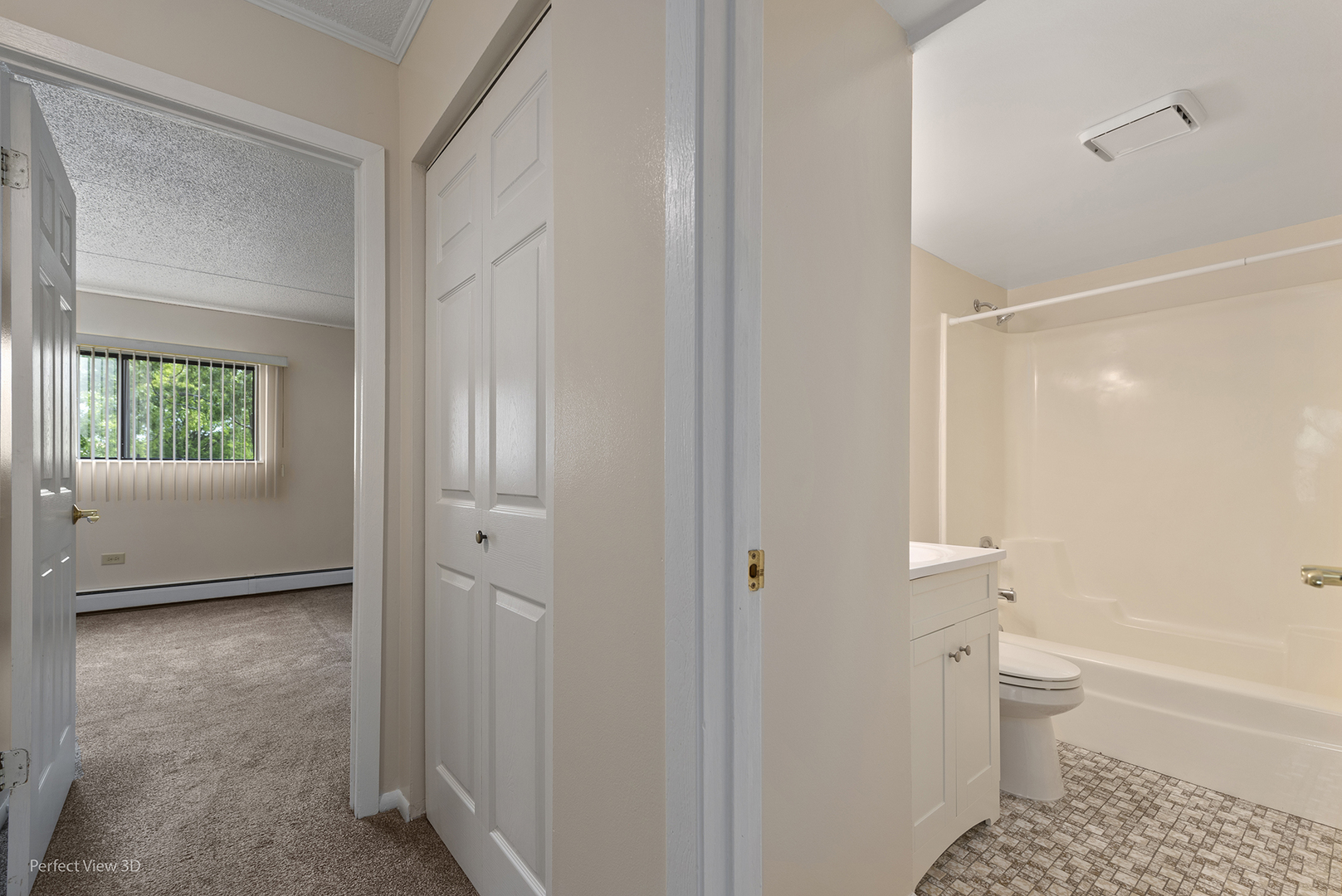 7305 Tiffany Drive, Unit 1A Orland Park, IL 60462 - Photo 16 of 20 a bathroom with a bathtub shower and toilet