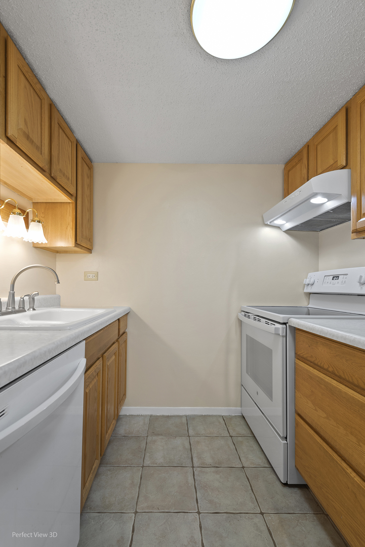 7305 Tiffany Drive, Unit 1A Orland Park, IL 60462 - Photo 8 of 20 a kitchen with a sink cabinets and appliances
