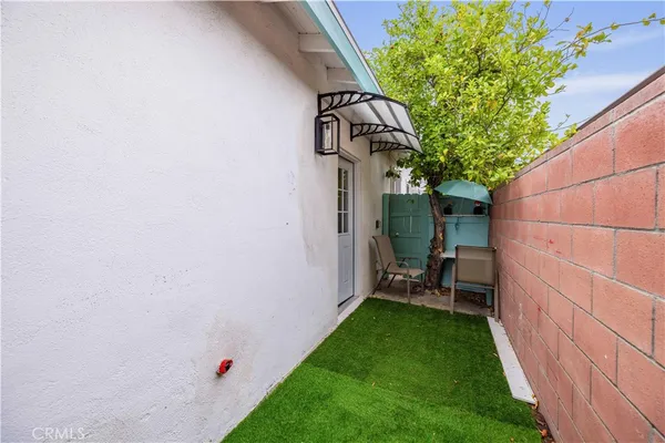 a view of small yard