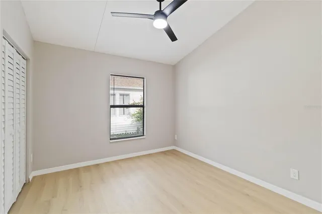 wooden floor in an empty room