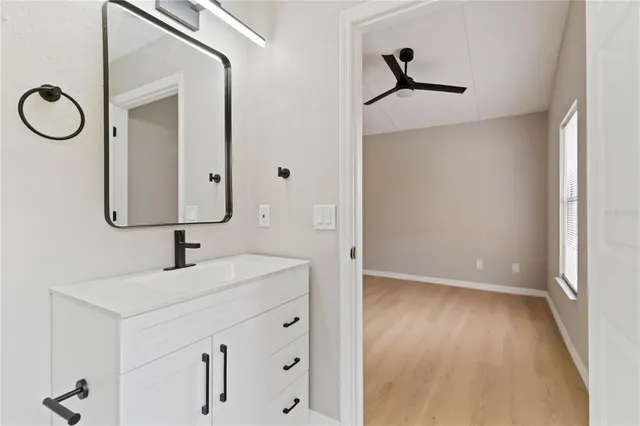 a view of a backyard of the house