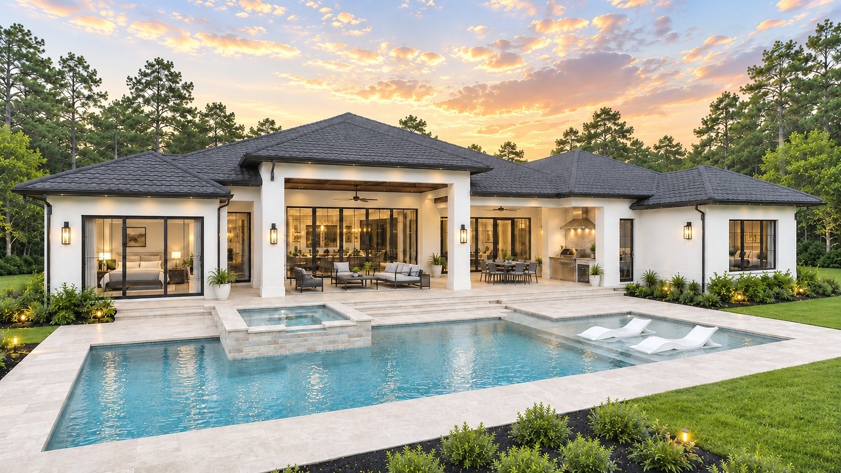 181 Branding Iron Road Huntsville, TX 77340 - Photo 19 of 21 AI Generated Rendering - Proposed Pool