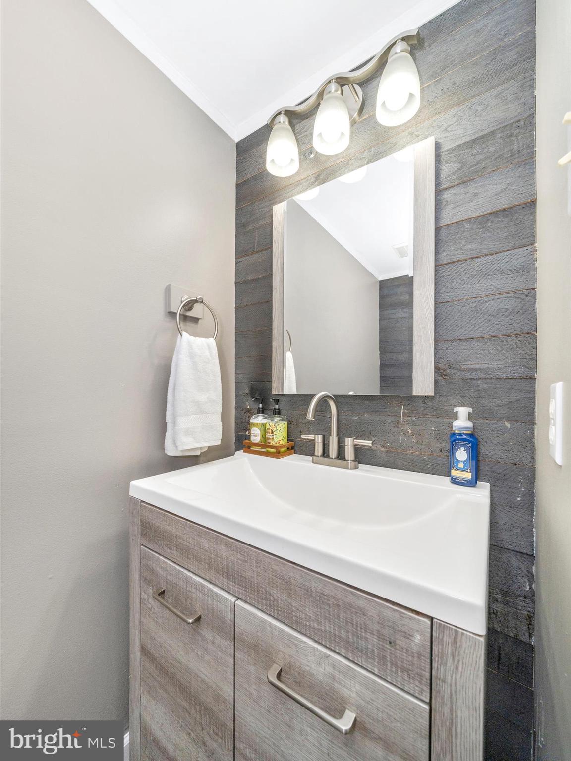 5004 Mallard Lane Frederick, MD 21703 - Photo 21 of 35 a bathroom with a sink and a mirror