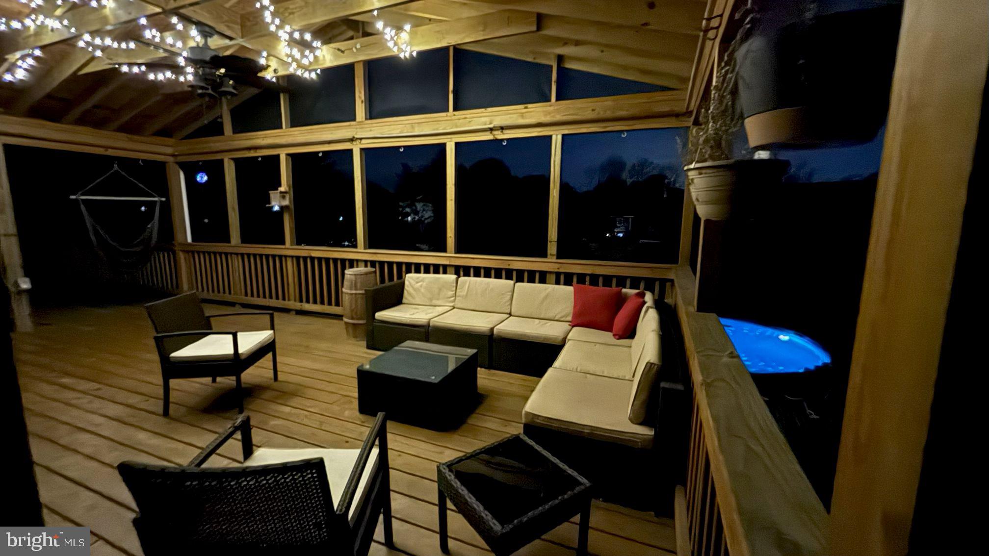 5004 Mallard Lane Frederick, MD 21703 - Photo 34 of 35 a view of a balcony with chairs and a potted plant