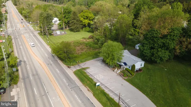 a view of a garden from a balcony