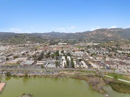 a large building with a view of a city