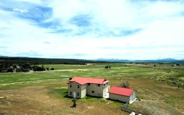 a view of an ocean and beach