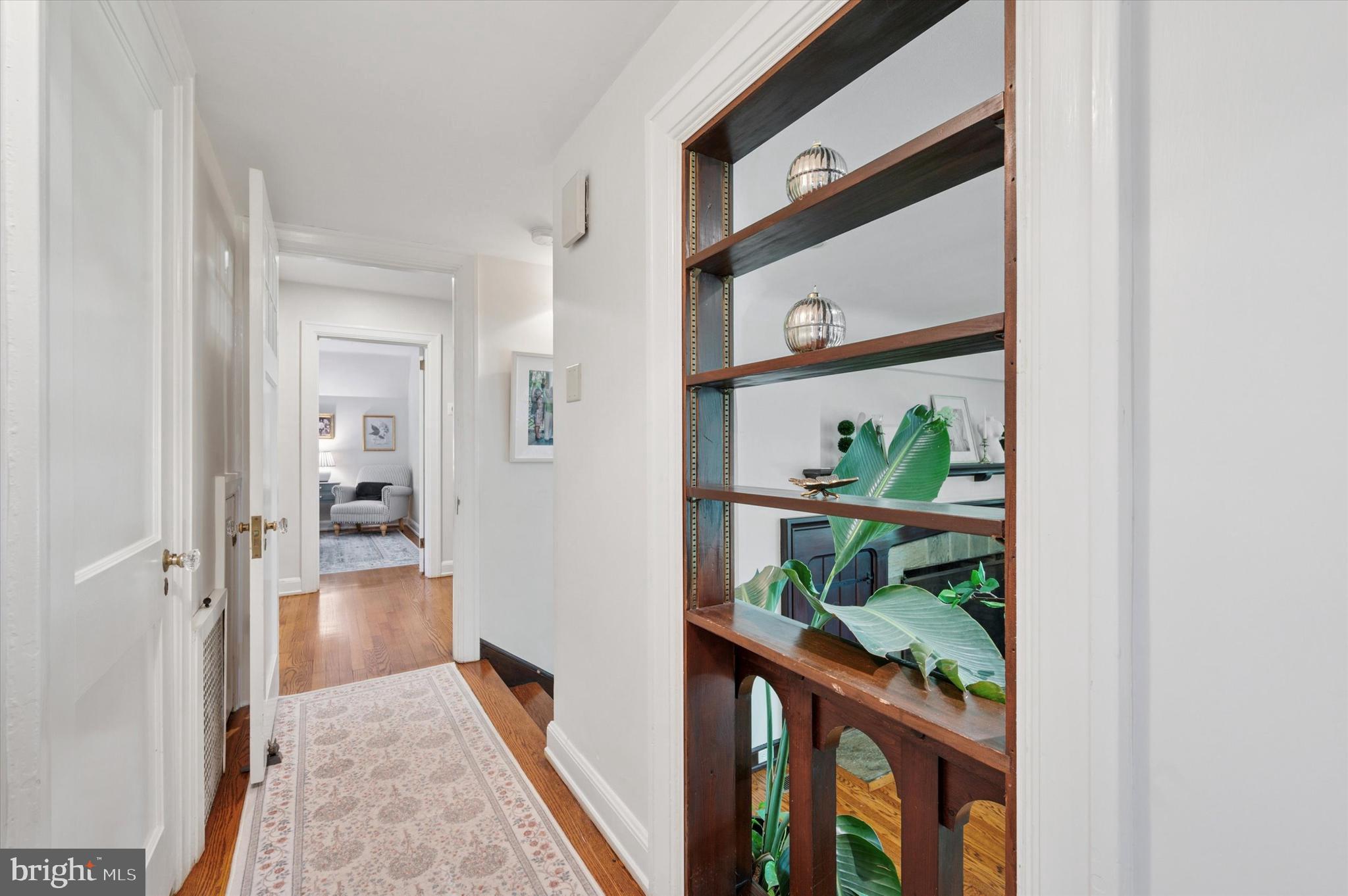 211 Ladbroke Road Bryn Mawr, PA 19010 - Photo 23 of 38 a view of a hallway and wooden floor