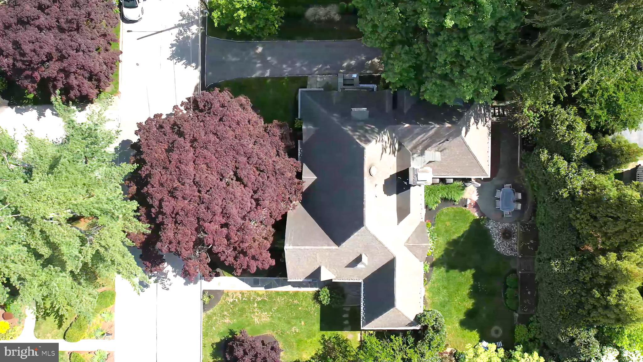 211 Ladbroke Road Bryn Mawr, PA 19010 - Photo 3 of 38 an aerial view of house with outdoor space