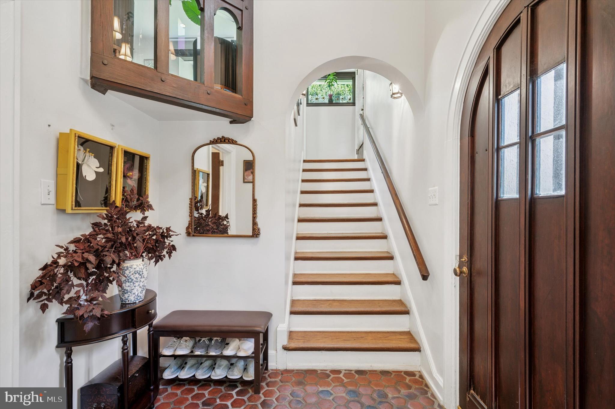 211 Ladbroke Road Bryn Mawr, PA 19010 - Photo 5 of 38 a view of entryway and hall with wooden floor
