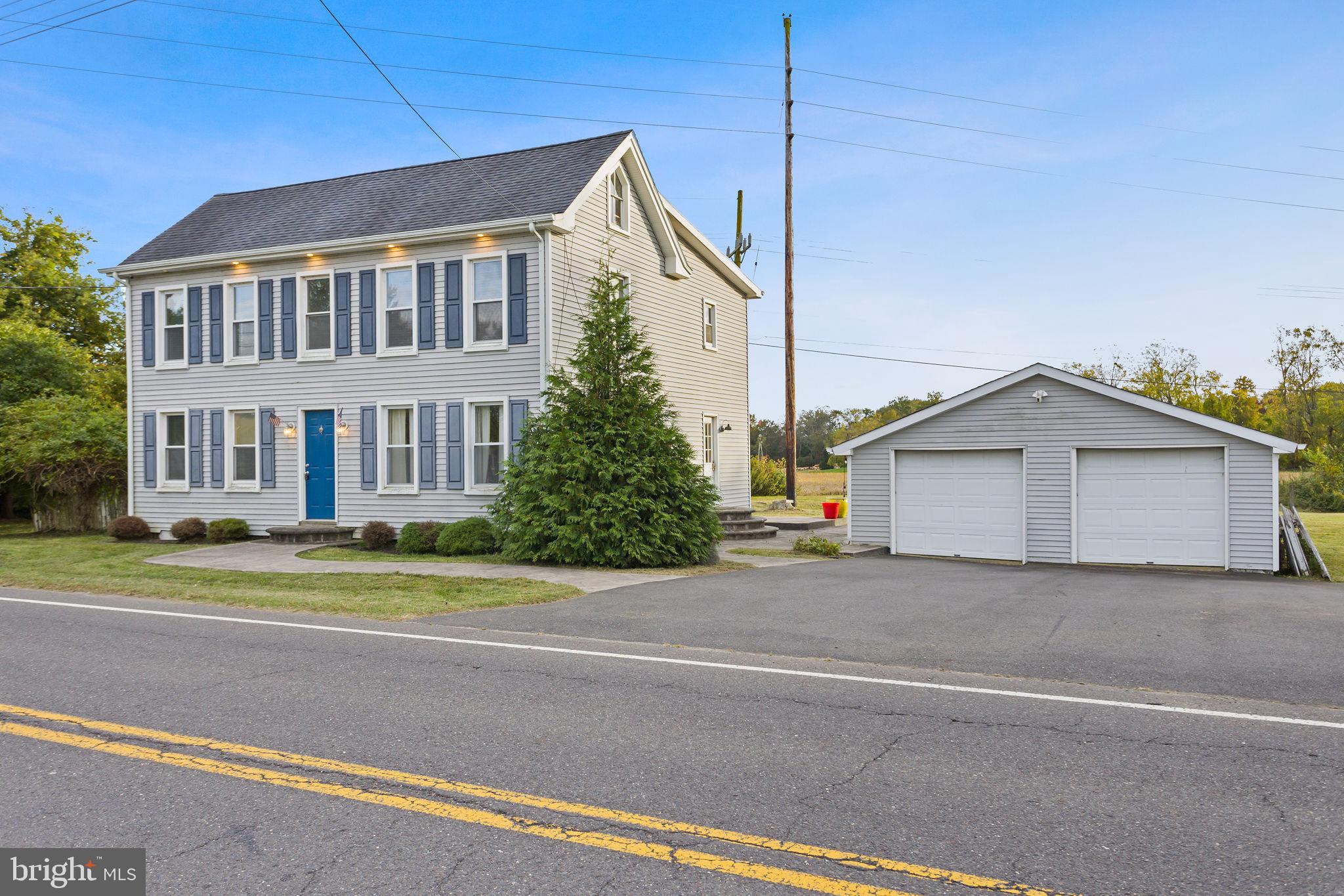 418 Jacobstown Cookstown Road Wrightstown, NJ 08562 - Photo 1 of 30 a view of a house with a street