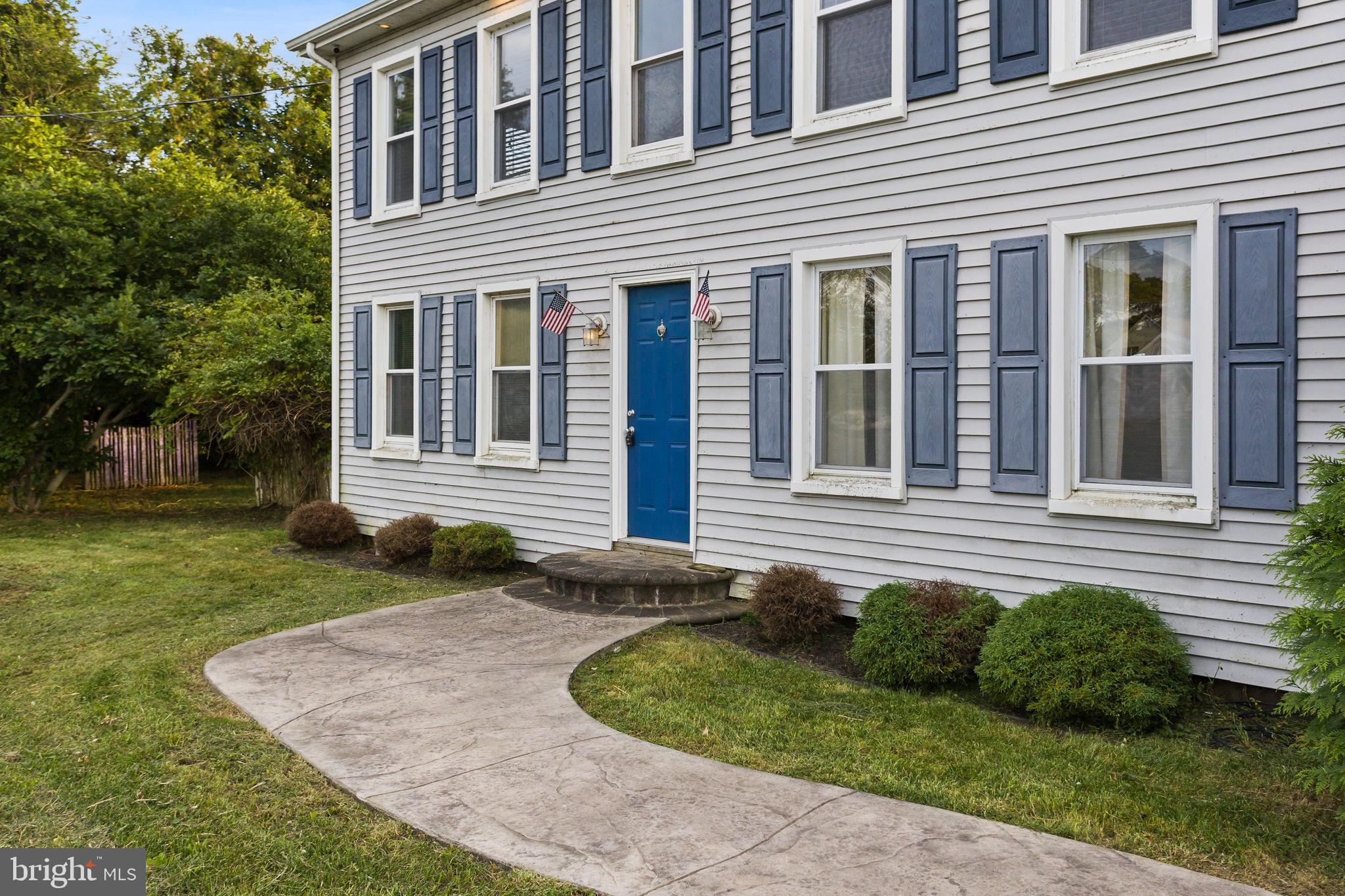 418 Jacobstown Cookstown Road Wrightstown, NJ 08562 - Photo 5 of 30 a front view of a house with a yard