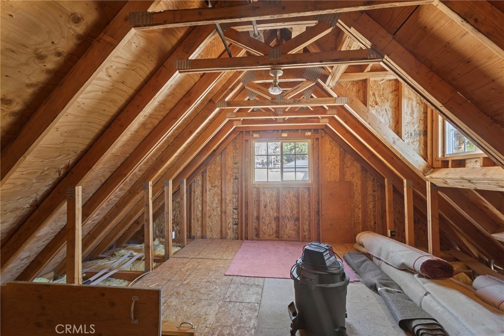 534 Highland Road Big Bear Lake, CA 92315 - Photo 33 of 52 Original picture. Finished attic with a cross breeze