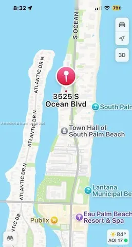 a view of a lake with a terrace