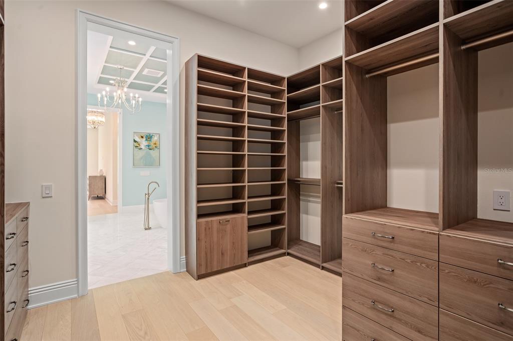 10065 Autumn Mist Lane Orlando, FL 32836 - Photo 17 of 65 a view of walk in closet with empty racks