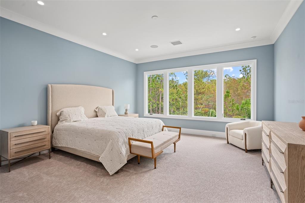 10065 Autumn Mist Lane Orlando, FL 32836 - Photo 40 of 65 a spacious bedroom with a large bed and a large window