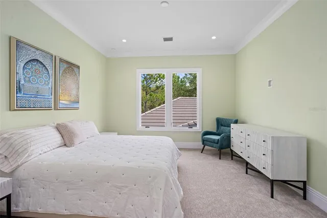 a view of a house with pool yard and porch