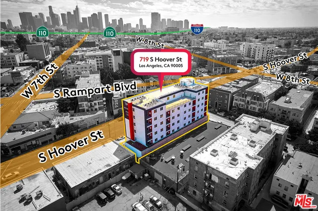 $2,300 | 719 South Hoover Street, Unit 405, Los Angeles, CA 90005