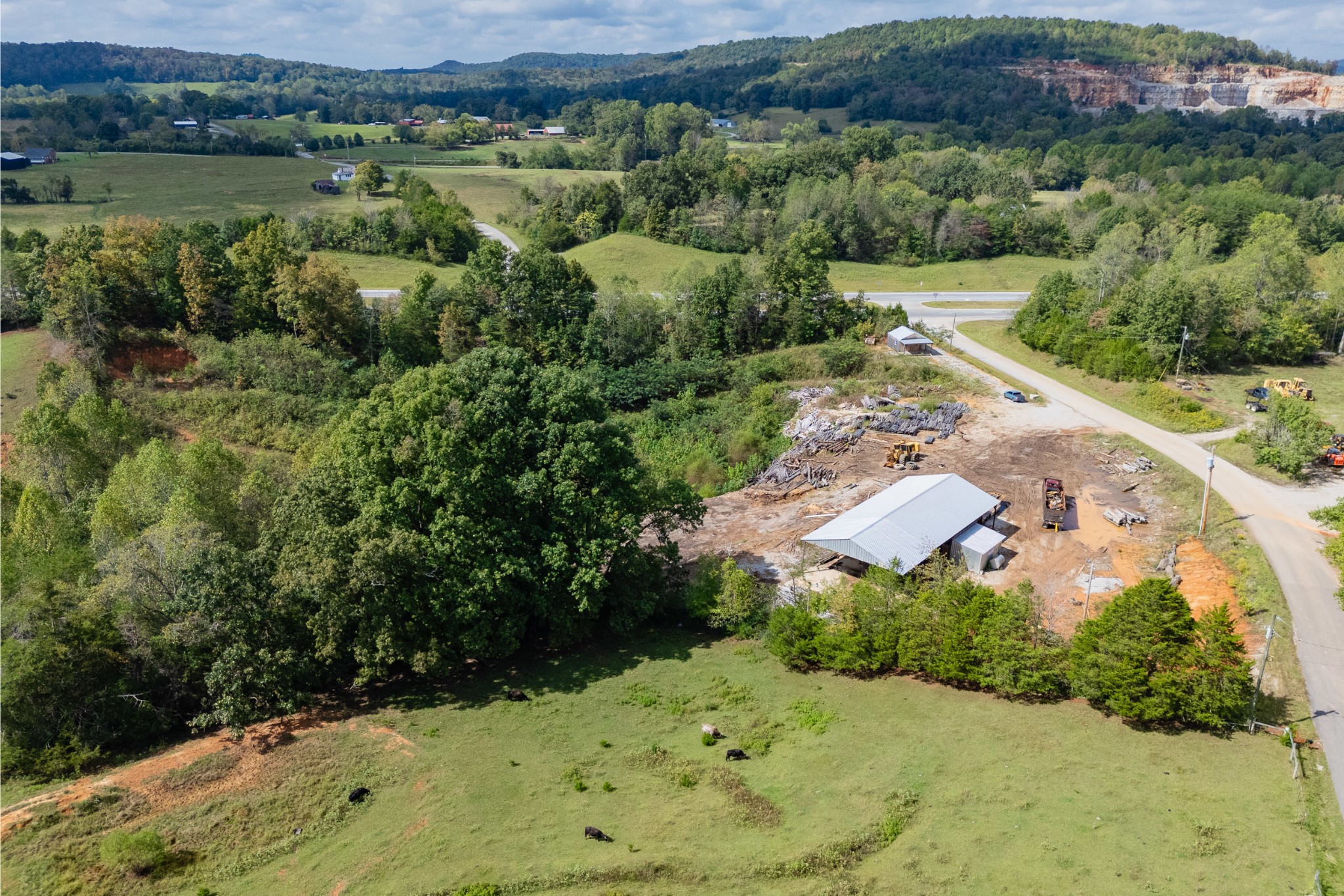 0 Old Stage Coach Road Quebeck, TN 38579 - Photo 13 of 18 an aerial view of a house with a yard and lake view