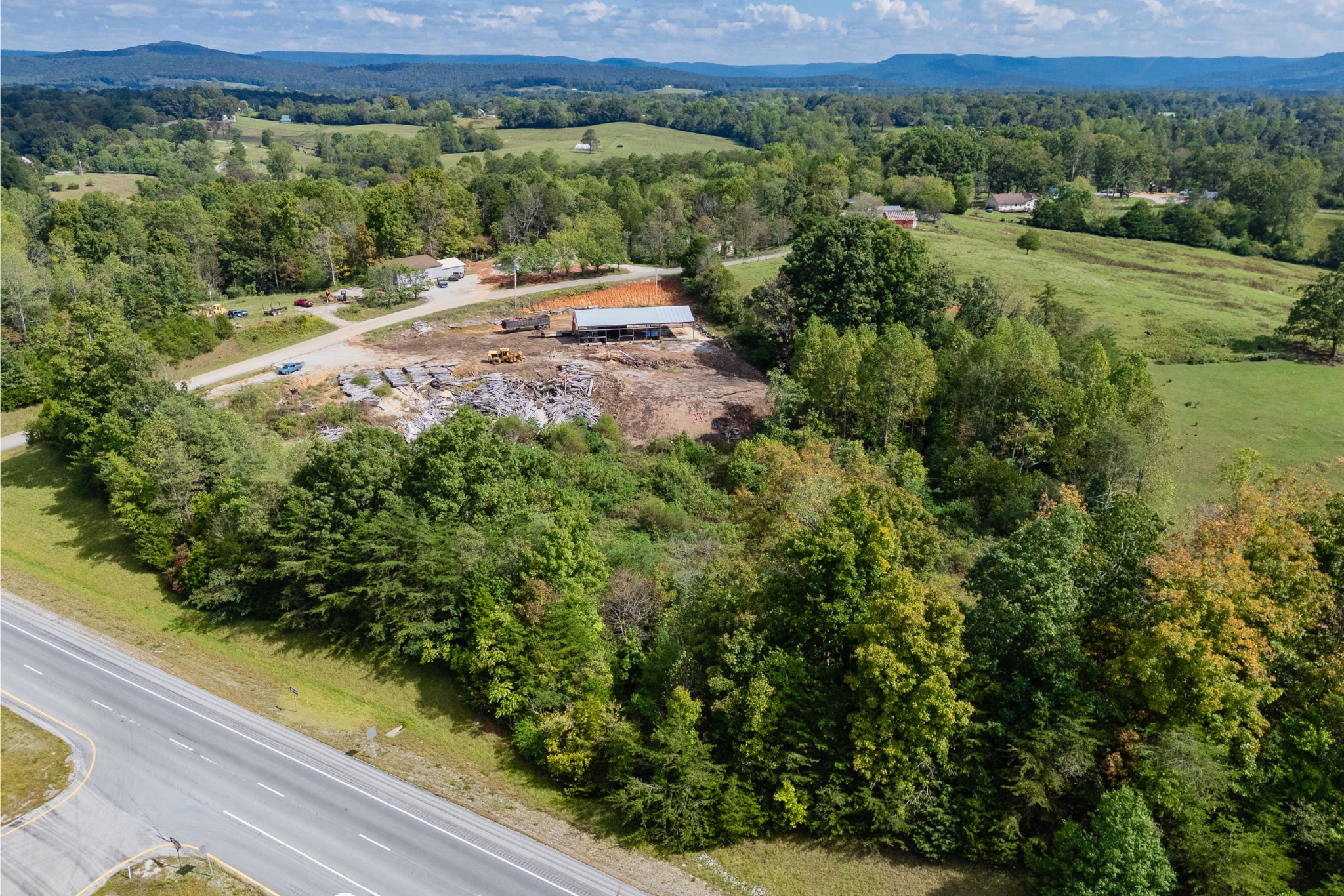 0 Old Stage Coach Road Quebeck, TN 38579 - Photo 15 of 18 an aerial view of a yard with a yard