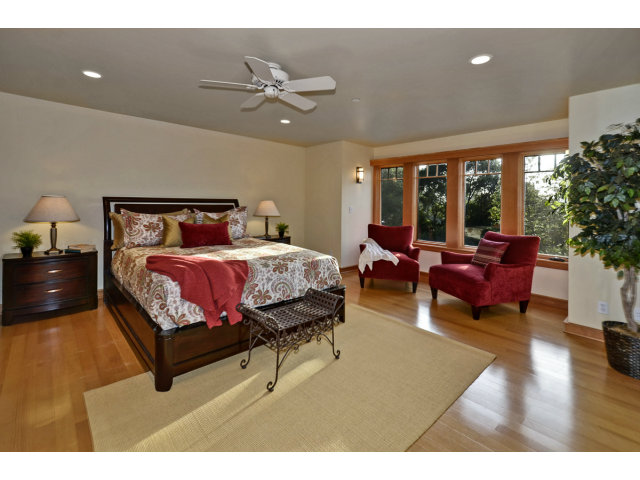 240 Gillette Road Aptos, CA 95003 - Photo 11 of 24 a bedroom with a bed window and couch