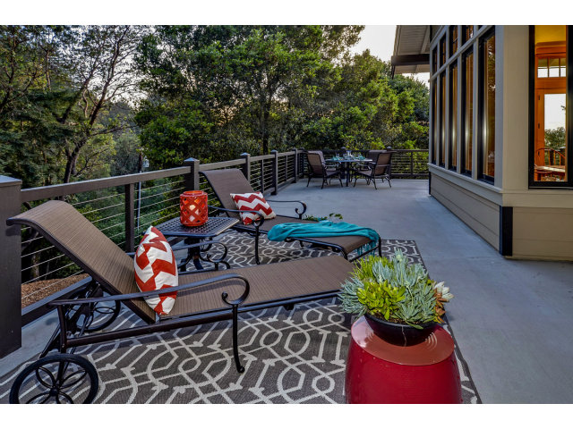 240 Gillette Road Aptos, CA 95003 - Photo 21 of 24 a view of a patio with couches table and chairs and potted plants