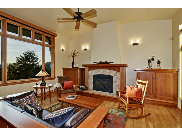 240 Gillette Road Aptos, CA 95003 - Photo 5 of 24 a living room with furniture and a fireplace