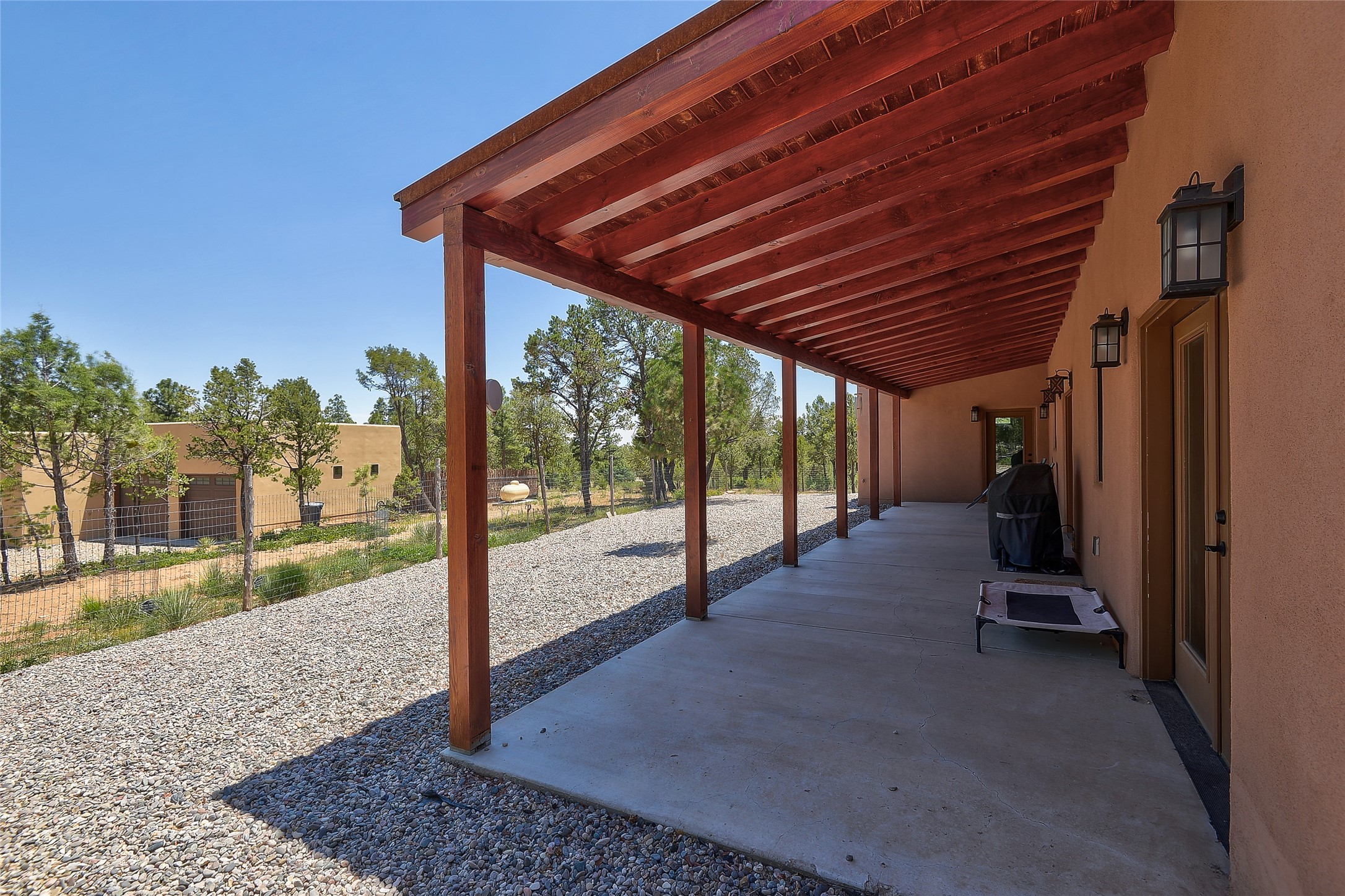 6 Dancing Hawk Drive Pecos, NM 87552 - Photo 24 of 29 Fenced backyard on 1/2 acre lot