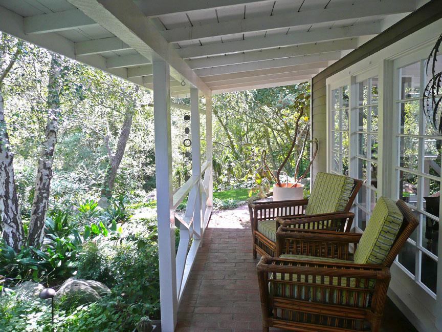 2860 East Valley Road Montecito, CA 93108 - Photo 3 of 14 a view of balcony with furniture