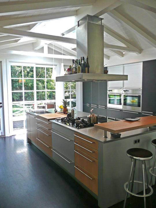 2860 East Valley Road Montecito, CA 93108 - Photo 8 of 14 a kitchen with stainless steel appliances granite countertop a sink and a stove