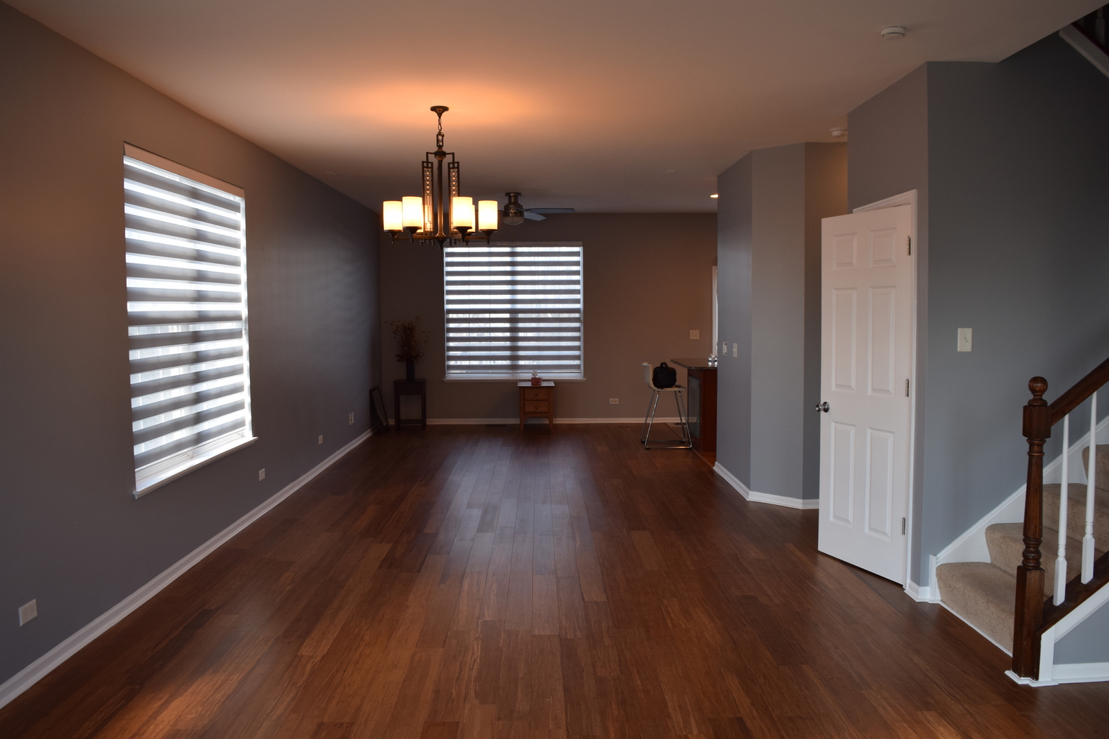 4110 Bethlehem Road Aurora, IL 60504 - Photo 14 of 53 an empty room with wooden floor and windows