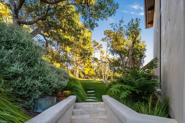 a view of city and mountain