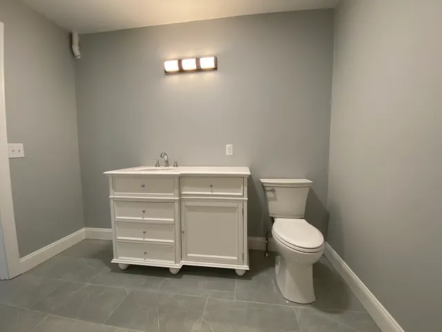 a view of hallway with closet