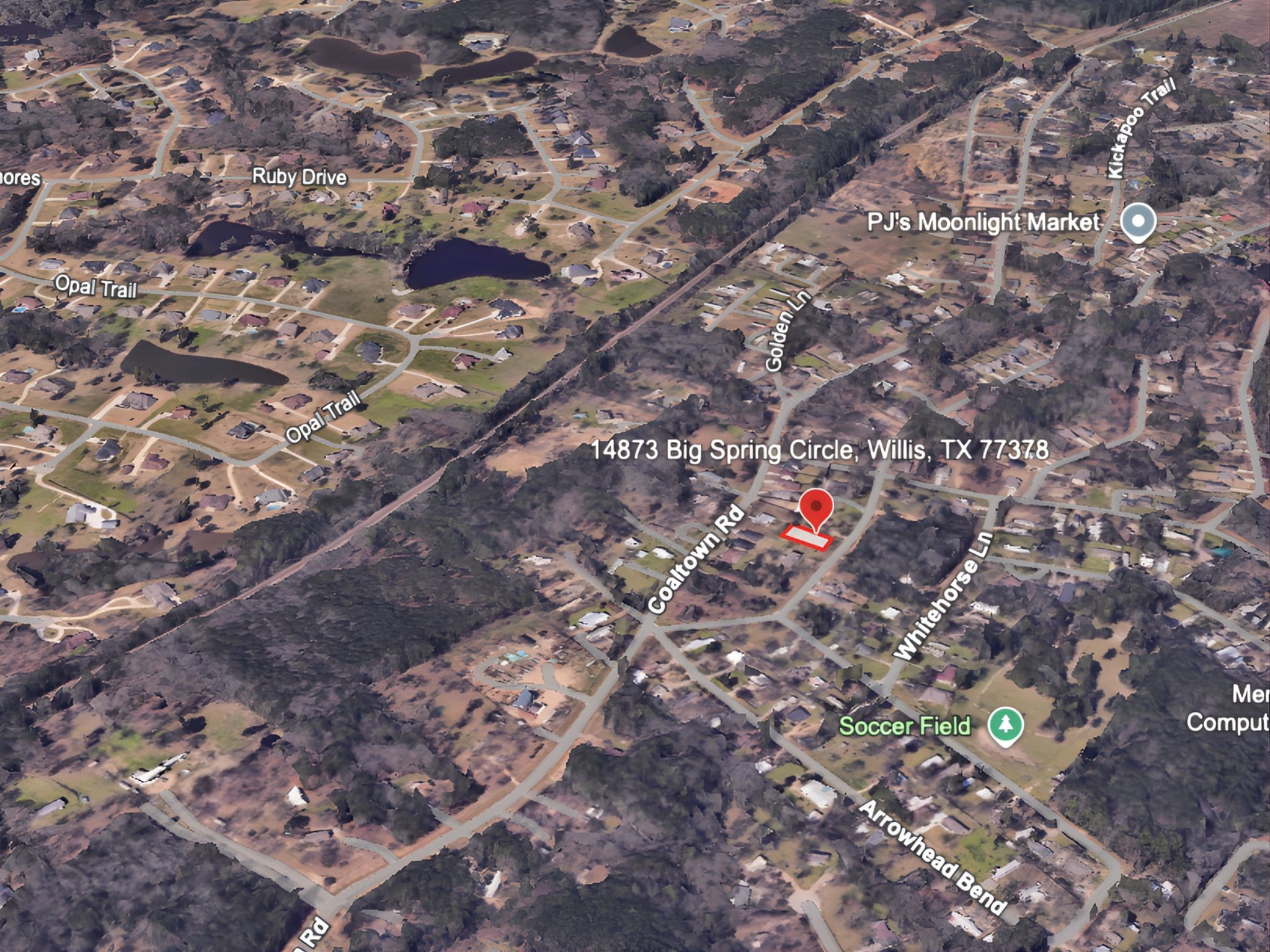 14873 Big Spring Circle Willis, TX 77378 - Photo 3 of 5 a picture of city view