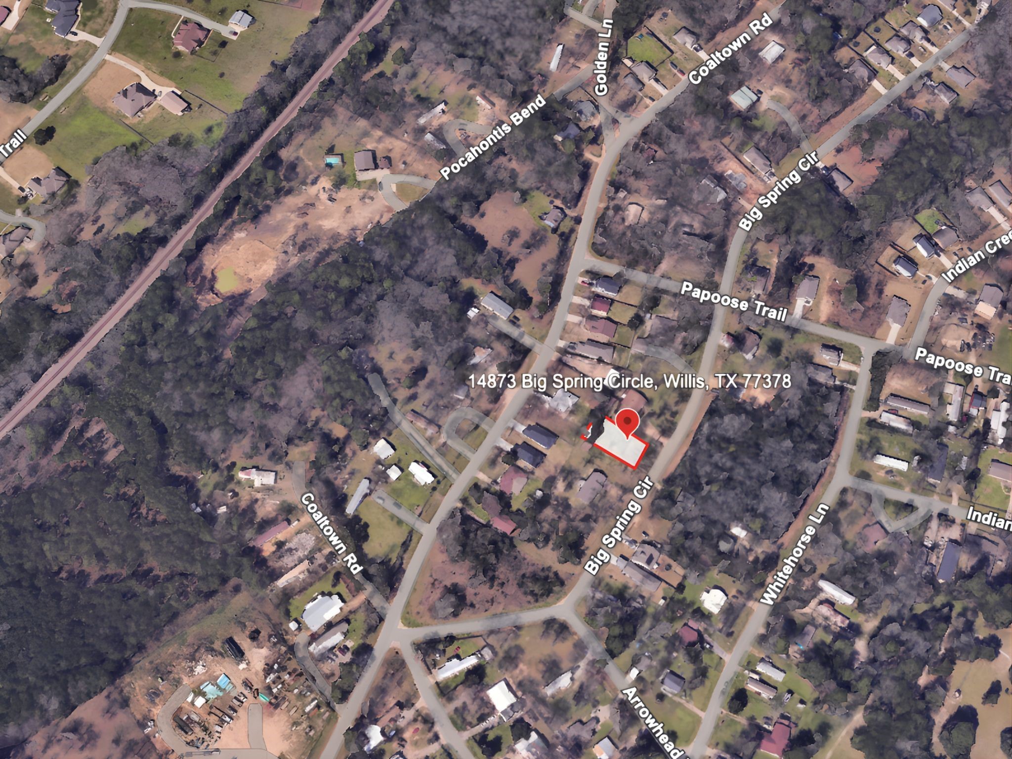 14873 Big Spring Circle Willis, TX 77378 - Photo 4 of 5 a air conditioner from a city view