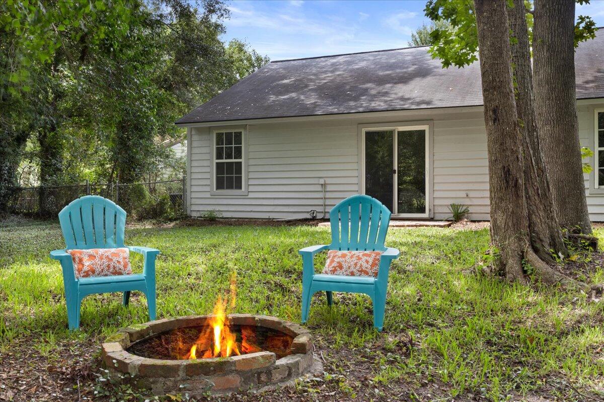 1157 Bellwood Road Charleston, SC 29412 - Photo 29 of 34 11-Backyard Firepit