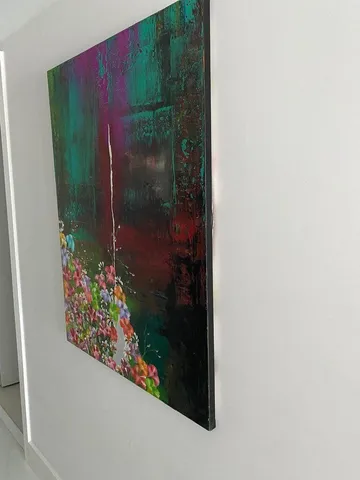 a view of a balcony dining area