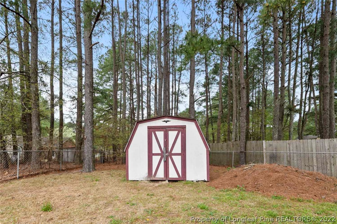 114 Windsor Lane Raeford, NC 28376 - Photo 31 of 32 a view of backyard with green space